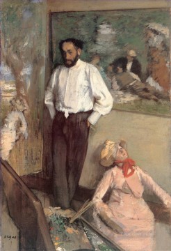 Portrait of the Painter Henri Michel Levy Edgar Degas Oil Paintings